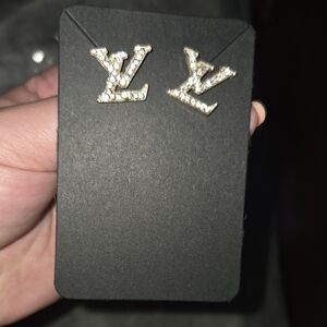 Elegant Gold and Silver Stud Earrings